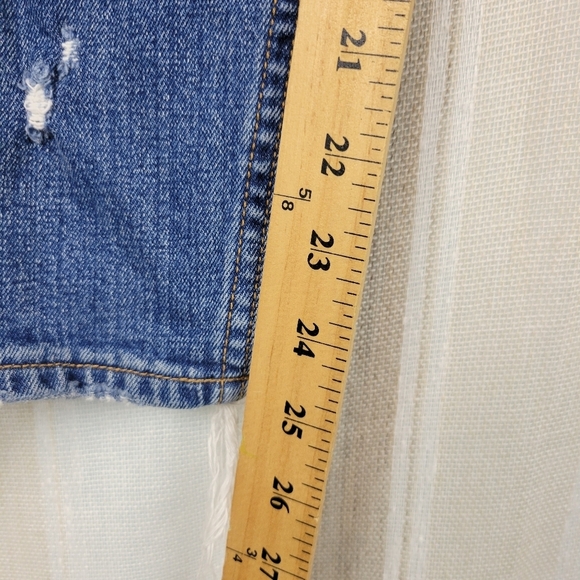 Abercrombie and Fitch Curve Love The Mom High Rise Jeans Blue Size 28/6R - Picture 6 of 10